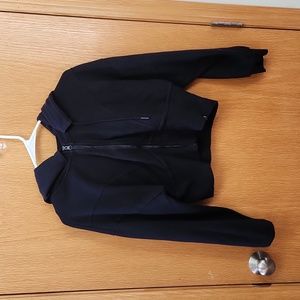 Joylab cropped full zip jacket Black Size Medium
